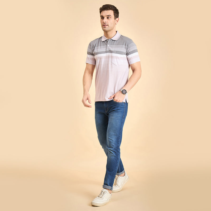 Duke Urban Men Half Sleeve Cotton Polo Tshirt (ON2107)