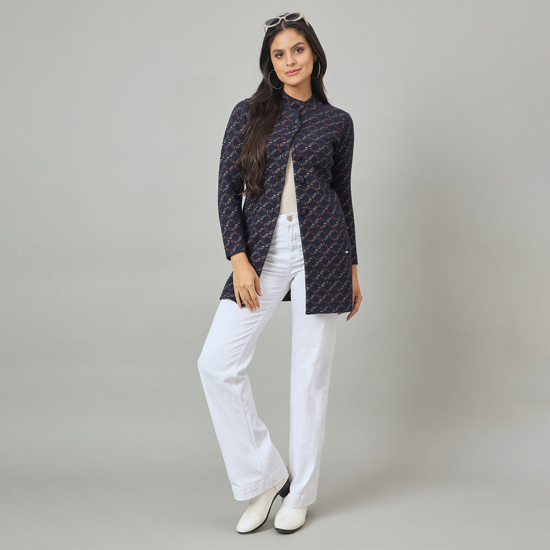 Duke Urban Women Long Coat Shortstyle Sweater (SDS1314)