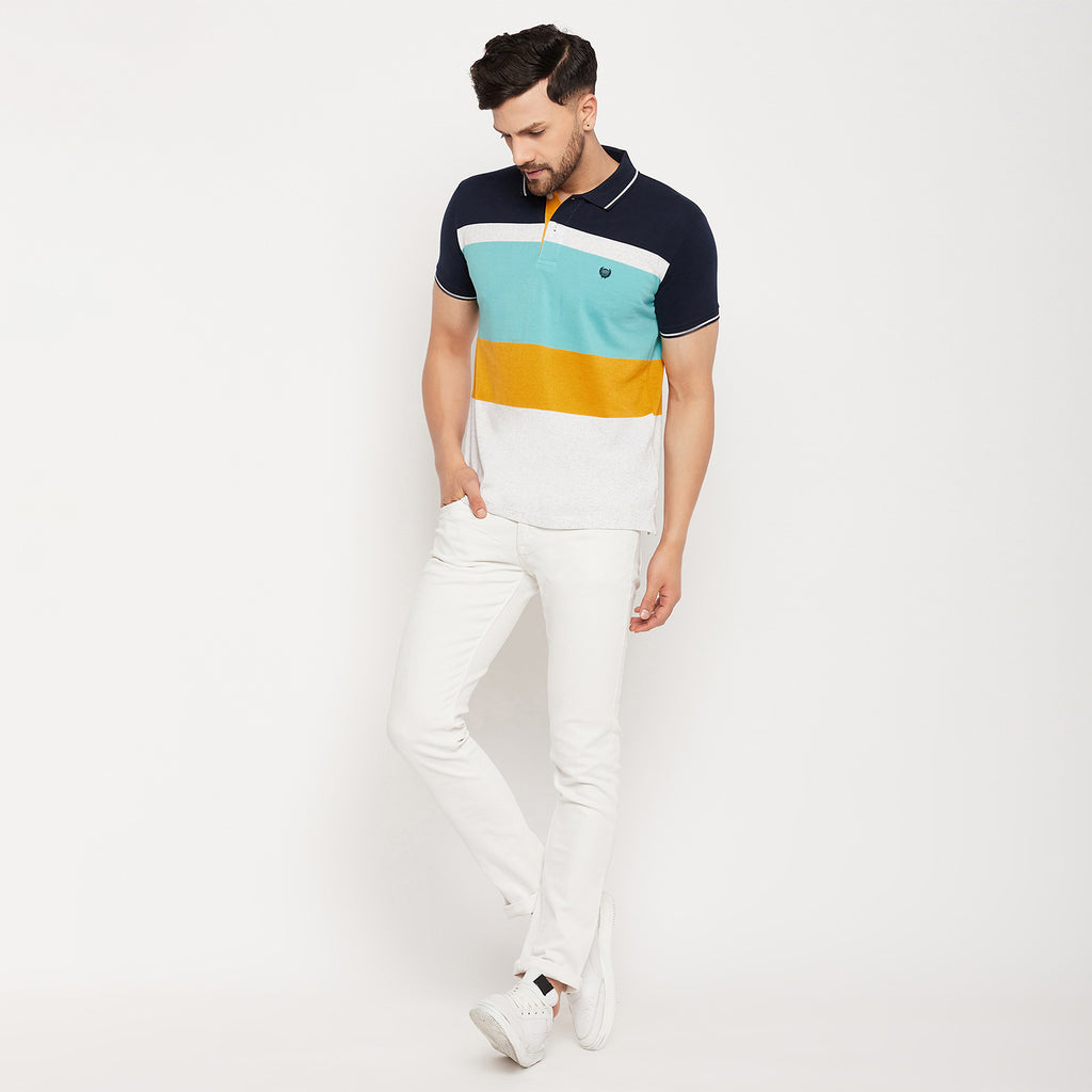 Duke Stardust Men Half Sleeve Cotton T-shirt (LF5718)