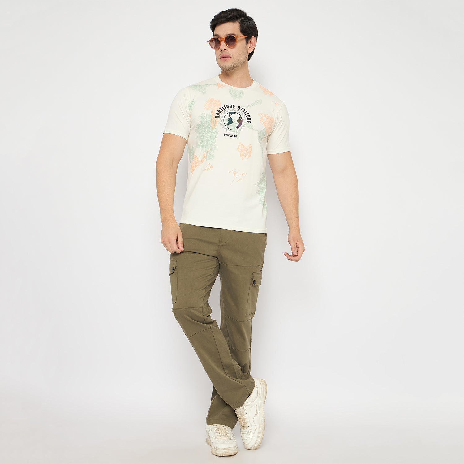 Duke Urban Men Half Sleeve Cotton Tshirt (LF7435)