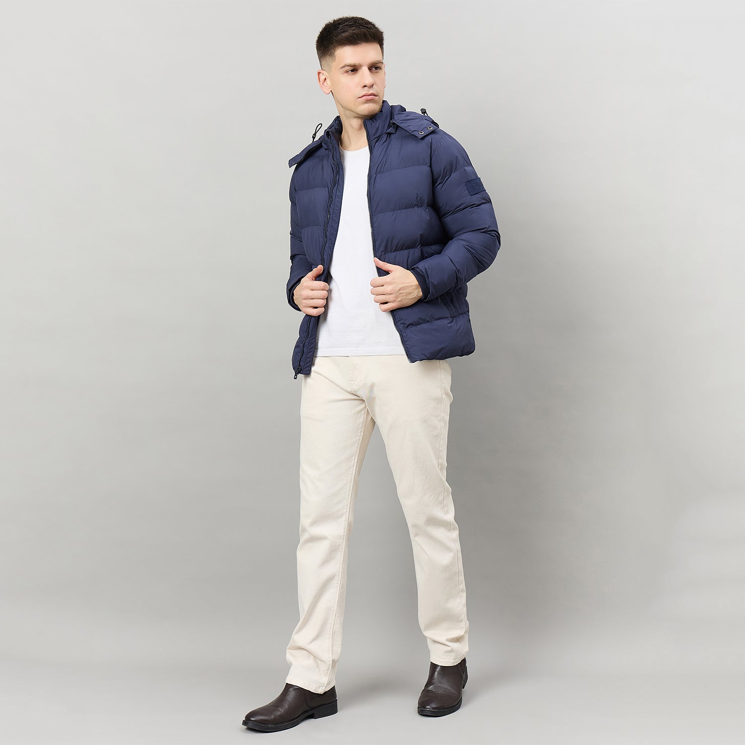 Duke Urban Men Full Sleeve Hooded Jacket (SDZ3224)