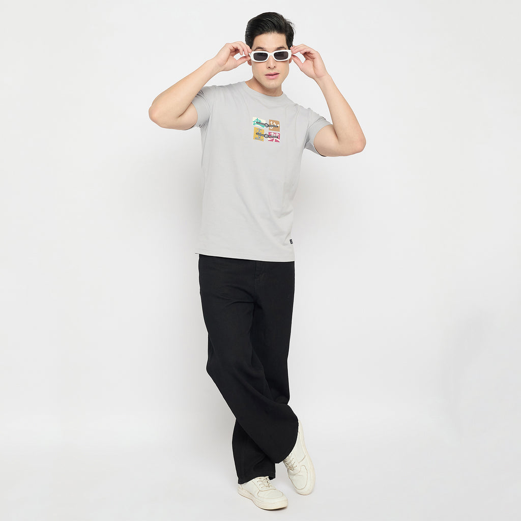 Duke Urban Men Half Sleeve Cotton Round Neck Tshirt (LF7545)