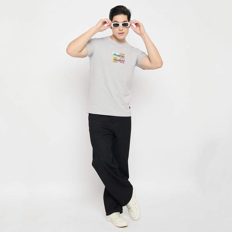 Duke Urban Men Half Sleeve Cotton Round Neck Tshirt (LF7545)