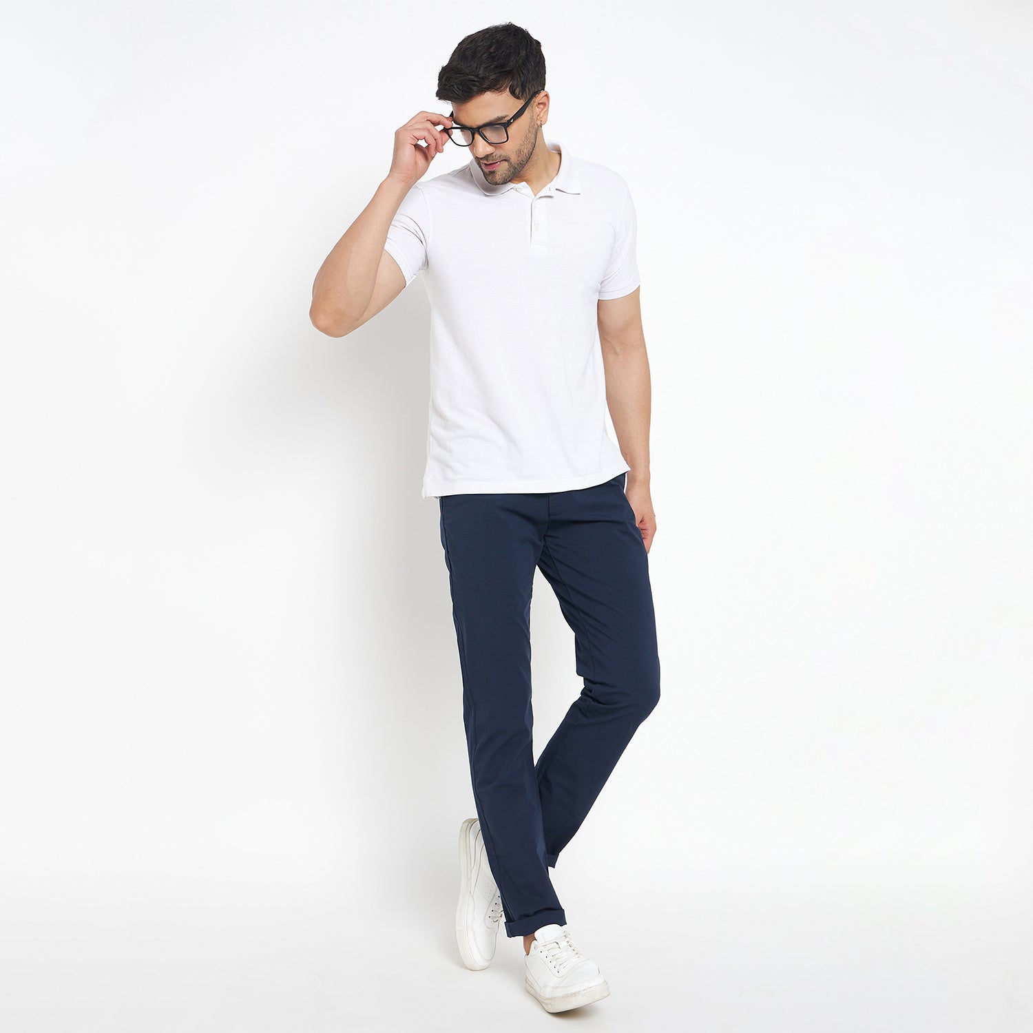 Duke Urban Men Solid Chinos Trousers (SDT4508R)