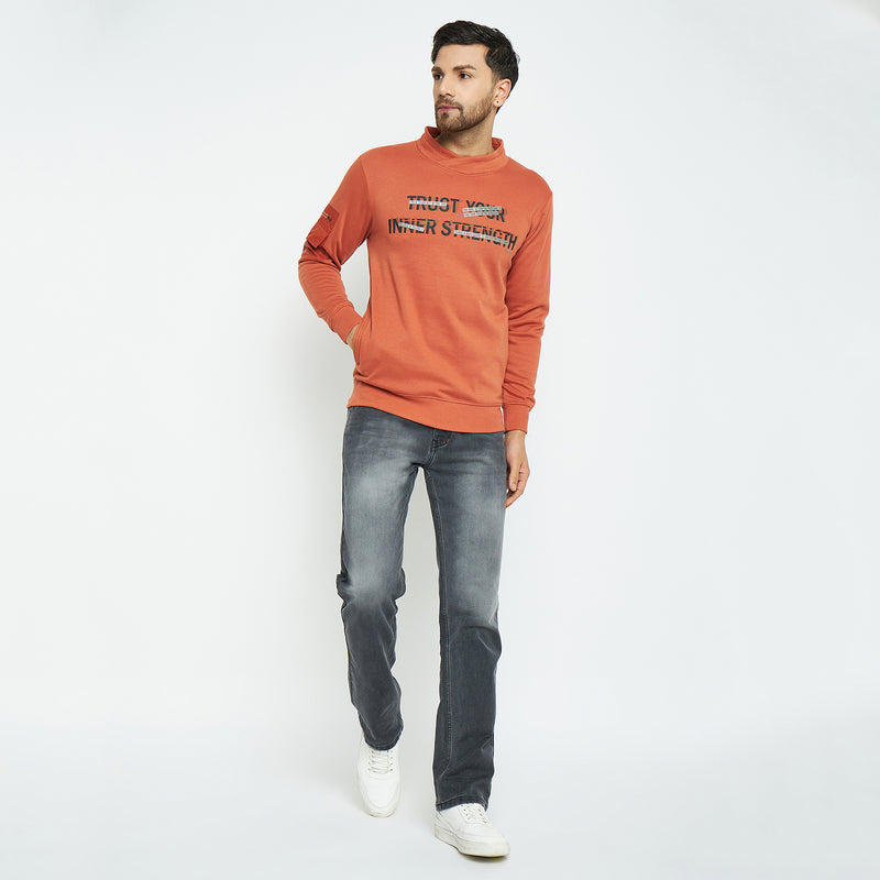 Duke Urban Men Cowl Neck Sweatshirt (LF6289)