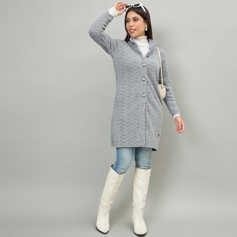 Duke Urban Women Long Coat Regular Sweater (SDS1334)