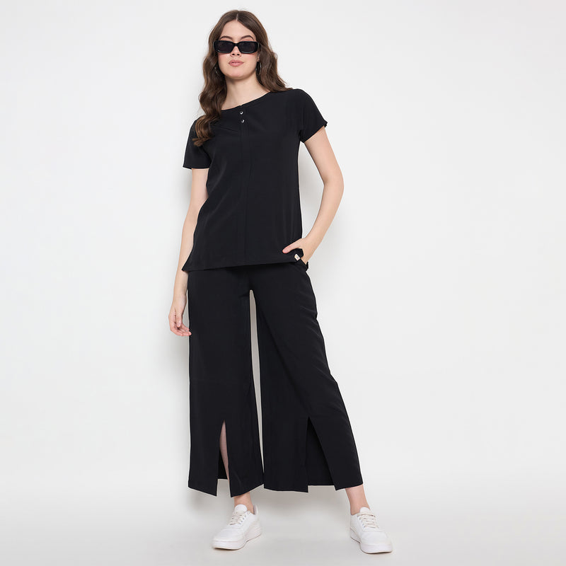 Duke Urban Women Half Sleeve Top & Palazzo Set (LFX7812)