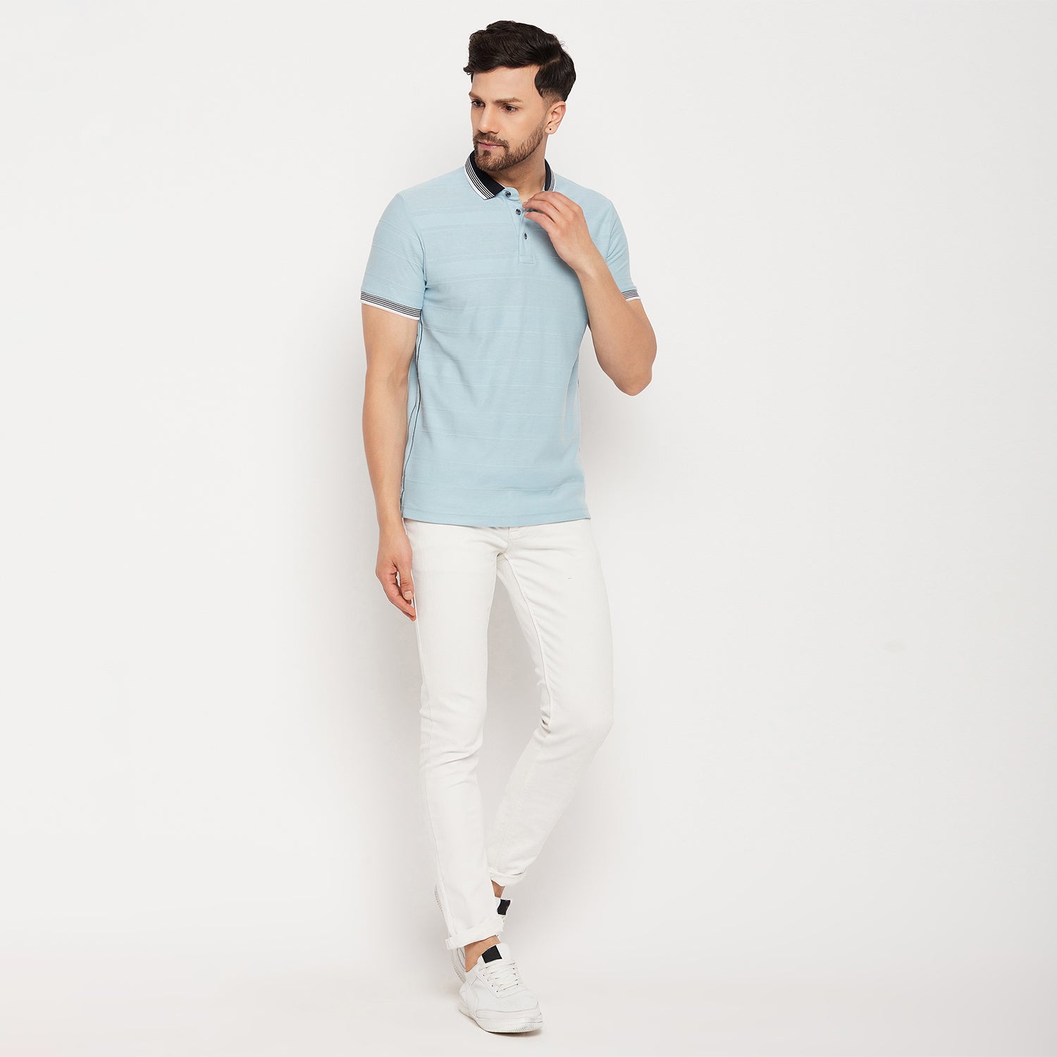 Duke Stardust Men Half Sleeve Cotton T-shirt (LF5836)