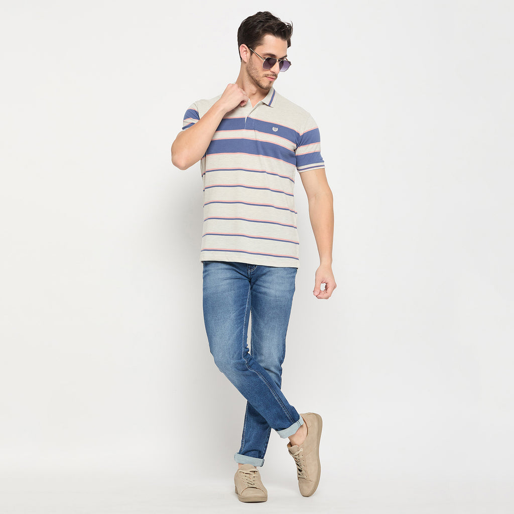 Duke Strardust Men Half Sleeve Cotton T-shirt (LF7127)