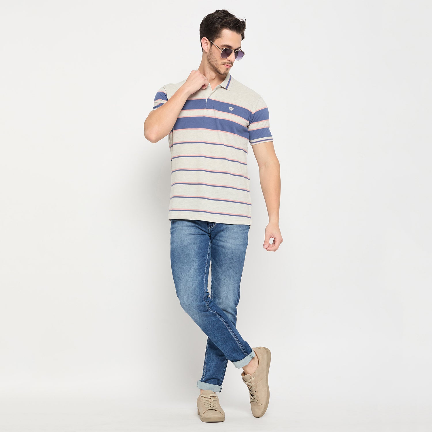 Duke Strardust Men Half Sleeve Cotton T-shirt (LF7127)