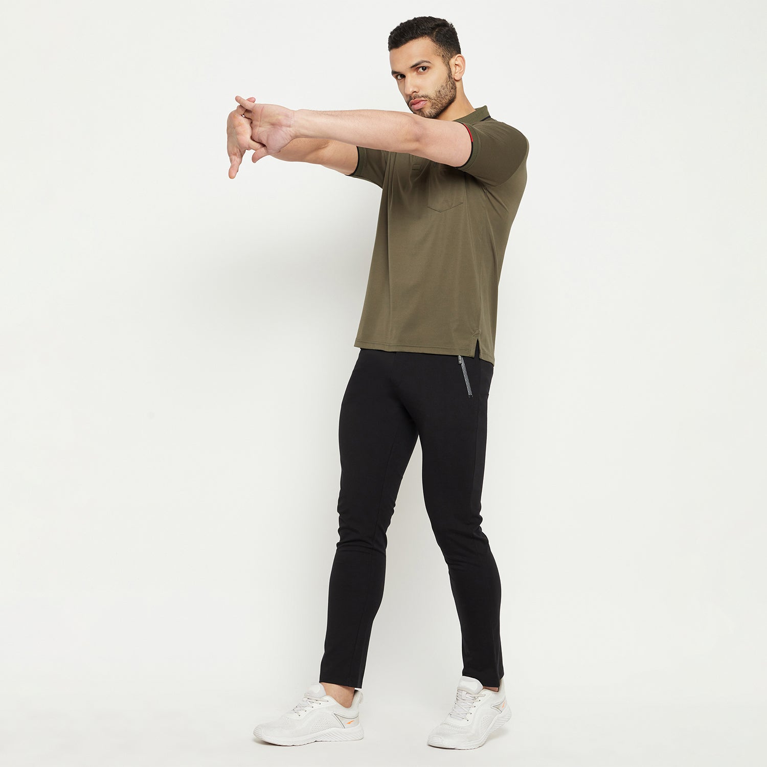 Duke Stardust Men Half Sleeve Polo Neck Cotton T-shirt (1700)