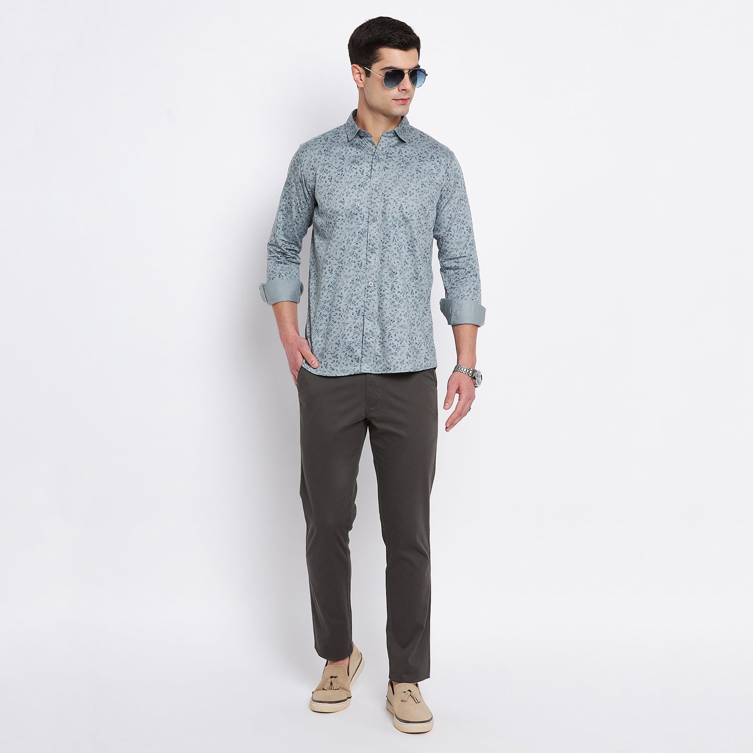Duke Stardust Men Full Sleeve Cotton Shirt (SDO8PRSS)