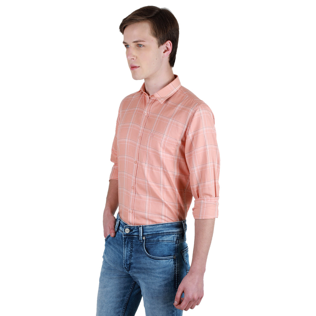Duke Stardust Men Full Sleeve Cotton Shirt (SDO6CKOB)