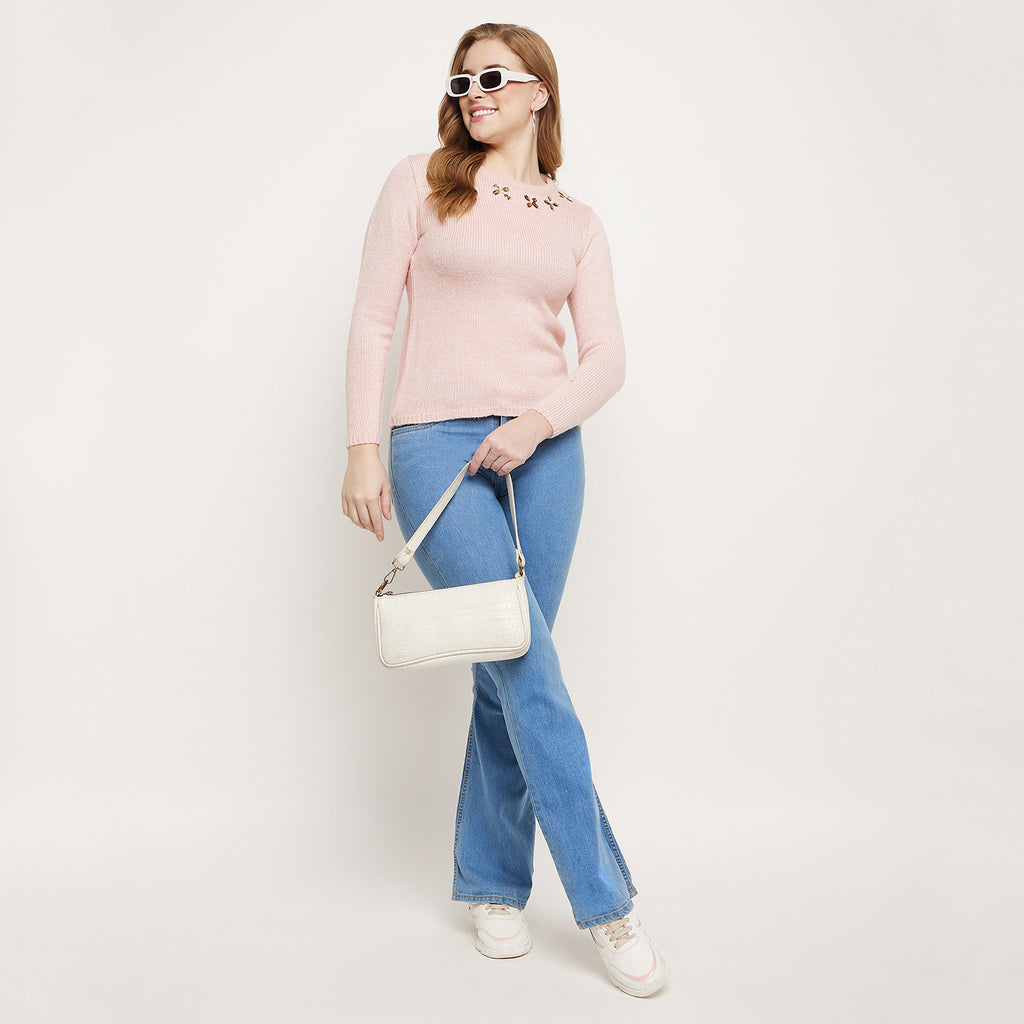 Duke Stardust Women Full Sleeve Round Neck Pullover (SDS840)