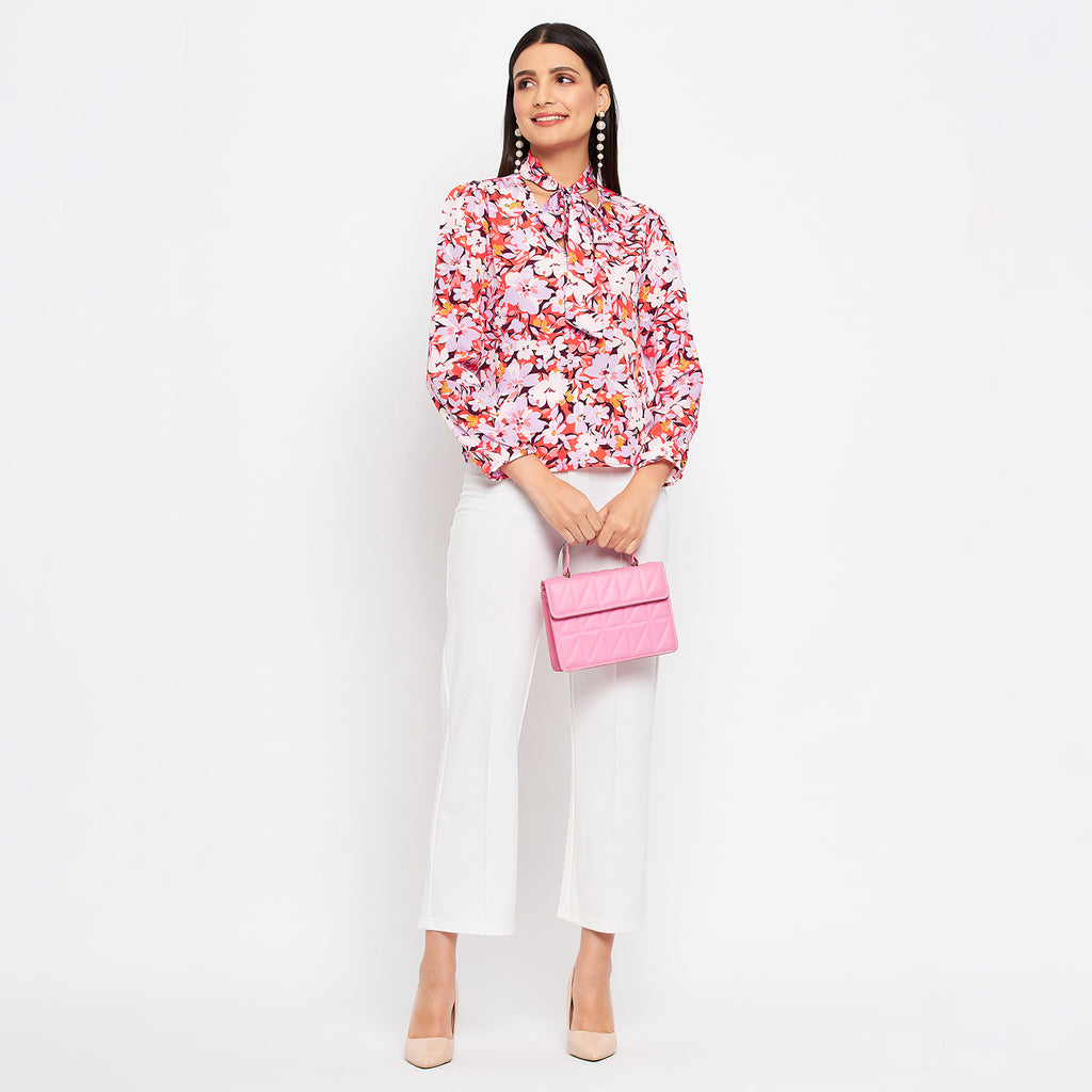 Duke Urban Women Regular Sleeve Printed Top (SDX3266)