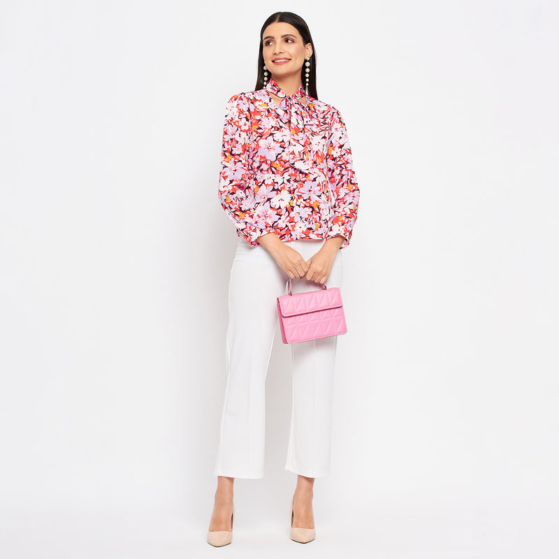 Duke Urban Women Regular Sleeve Printed Top (SDX3266)