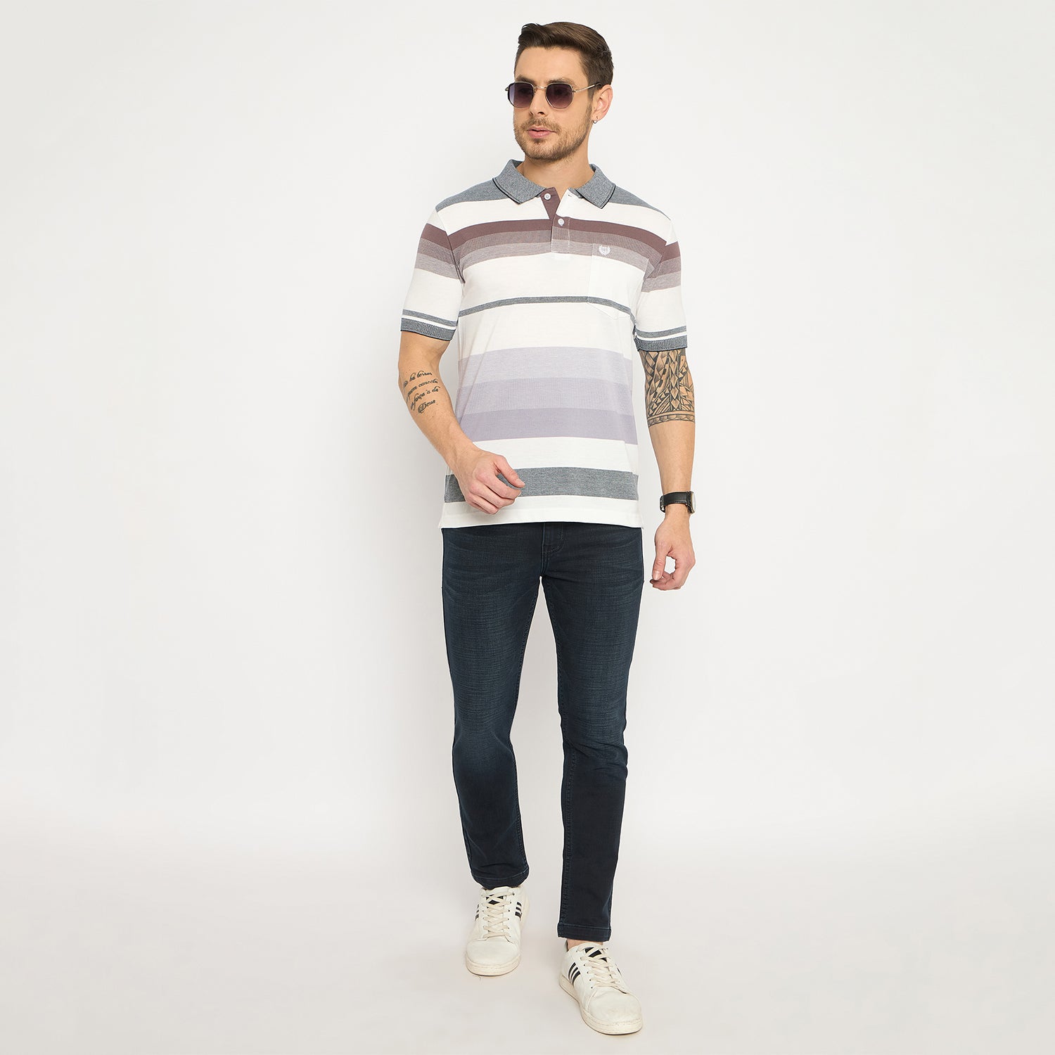 Duke Urban Men Half Sleeve Cotton Tshirt (LF7377)
