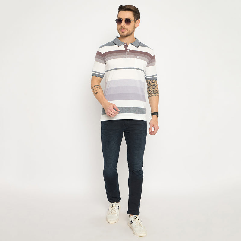 Duke Urban Men Half Sleeve Cotton Tshirt (LF7377)