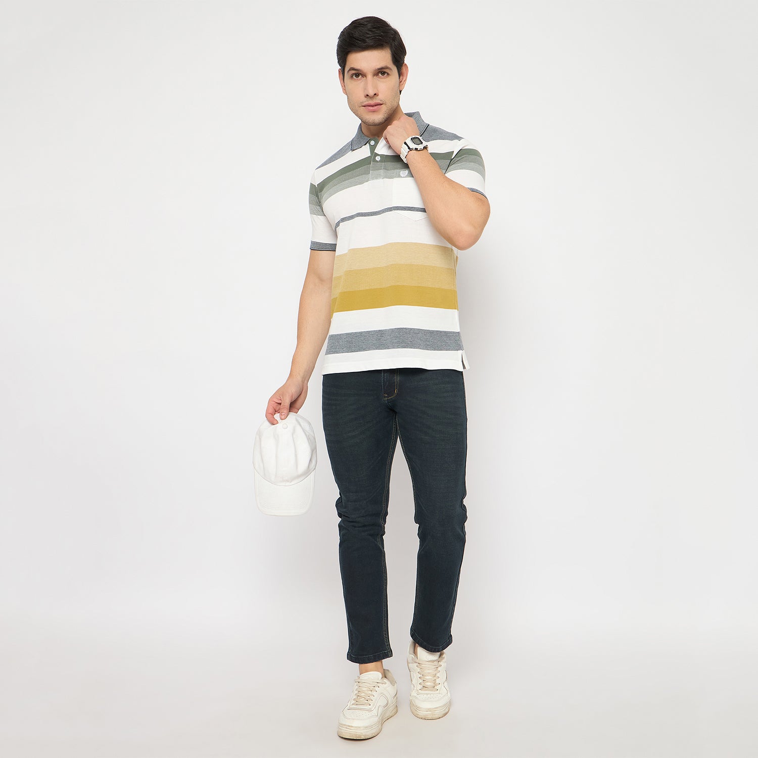Duke Urban Men Half Sleeve Cotton Tshirt (LF7377)