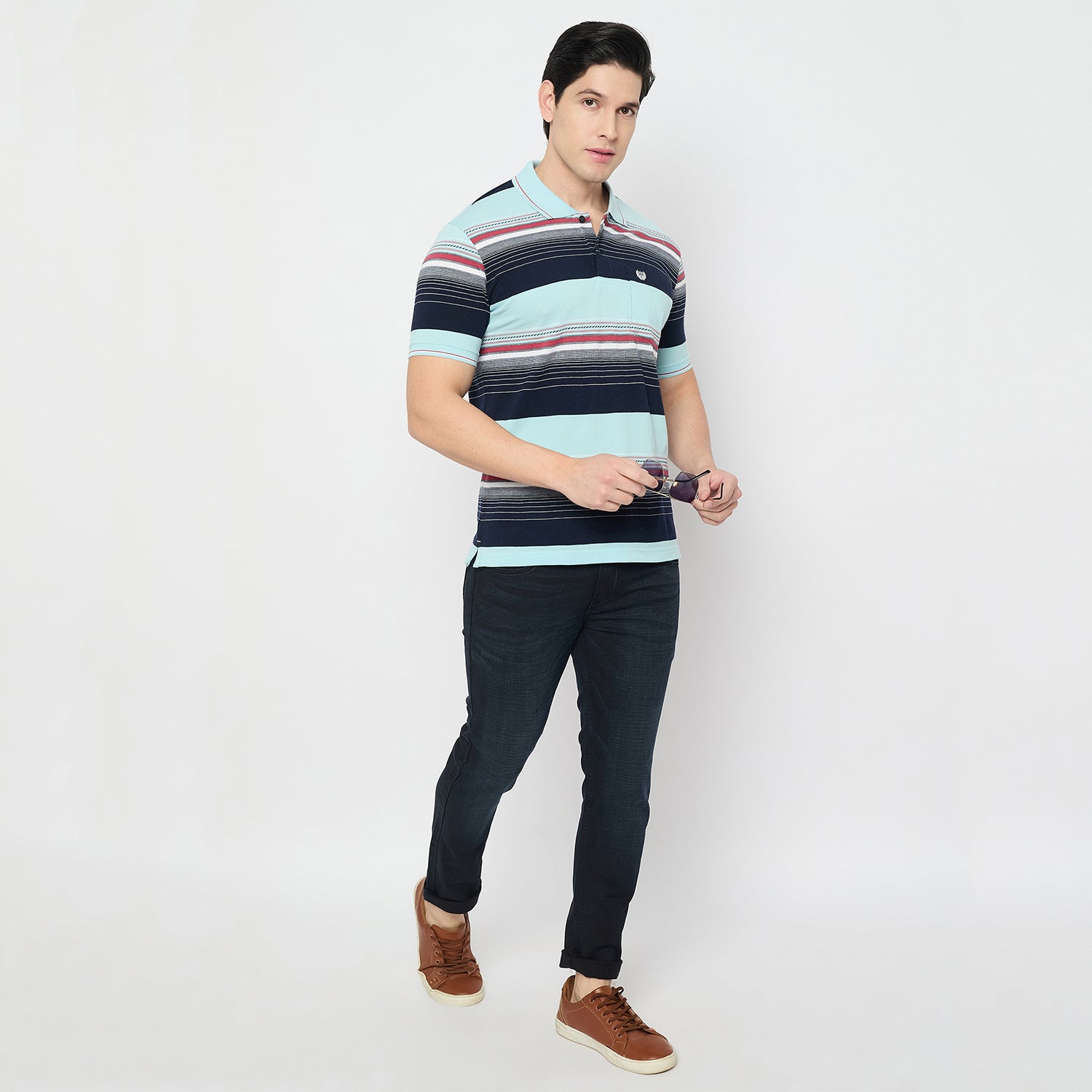 Duke Urban Men Half Sleeve Cotton Polo Tshirt (LF7384)