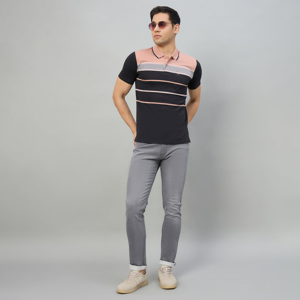 Duke Men Half Sleeve Cotton Regualr Fit Casual T-shirt (MLF1179)