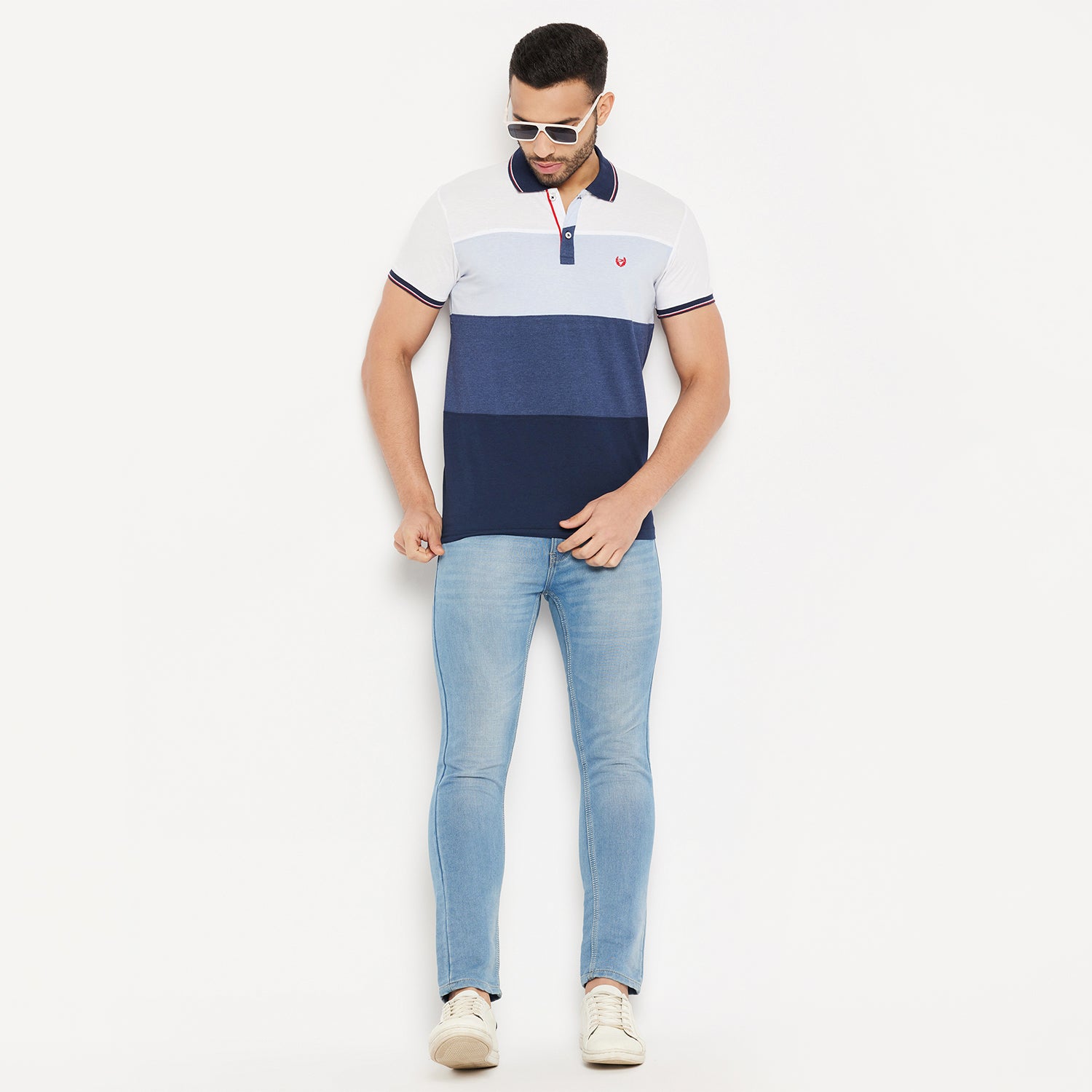Duke Stardust Men Half Sleeve Polo Neck Cotton T-shirt (4005)
