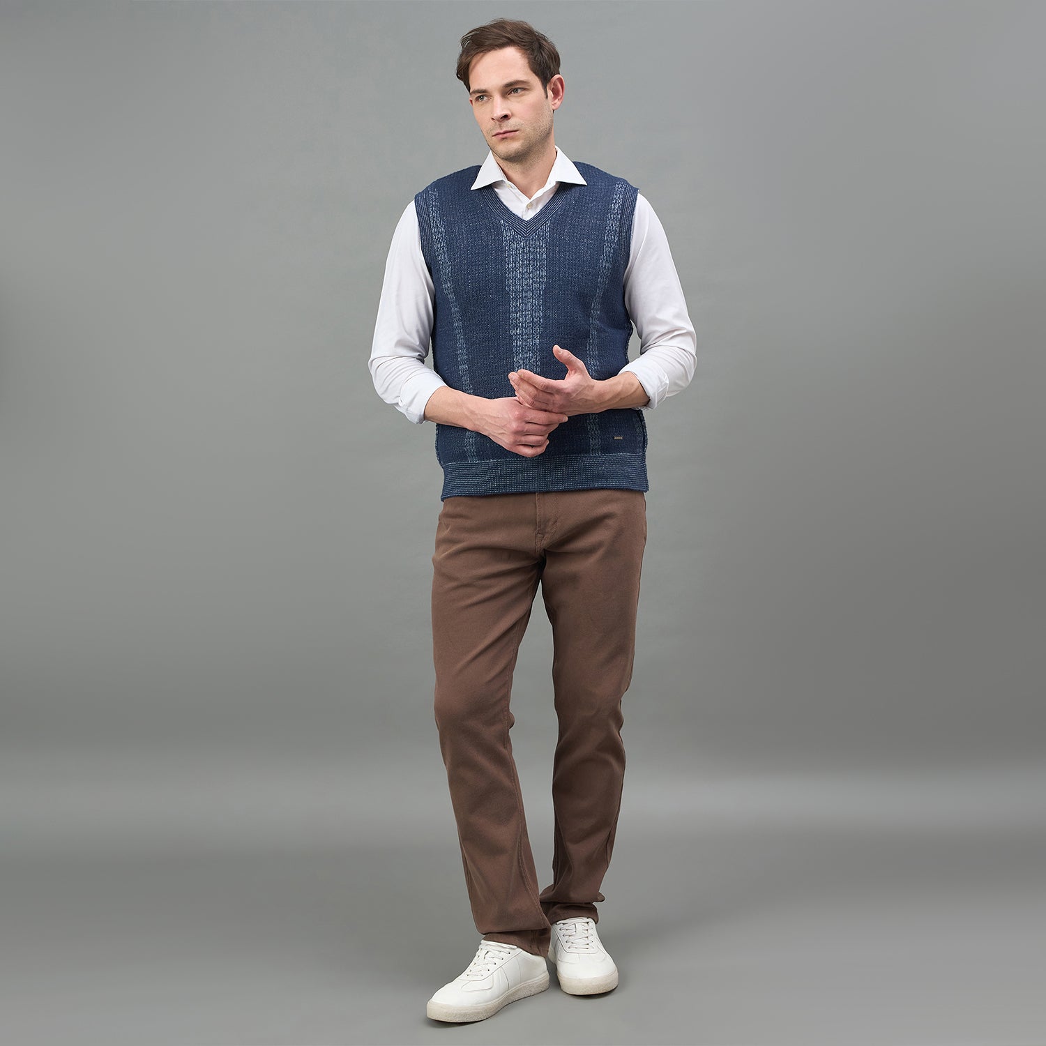Duke Urban Men Sleeveless Reversible Sweater (SDS2171A)
