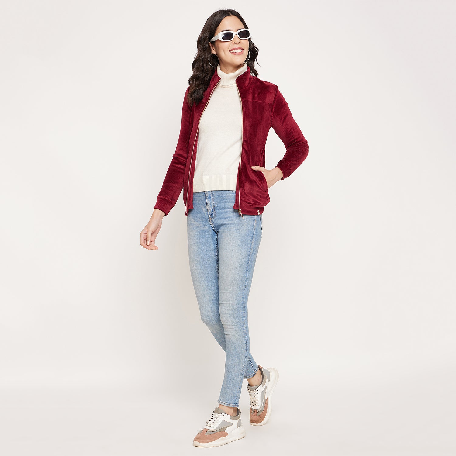 Duke Urban Women Zipper Sweatshirt (LFX923)
