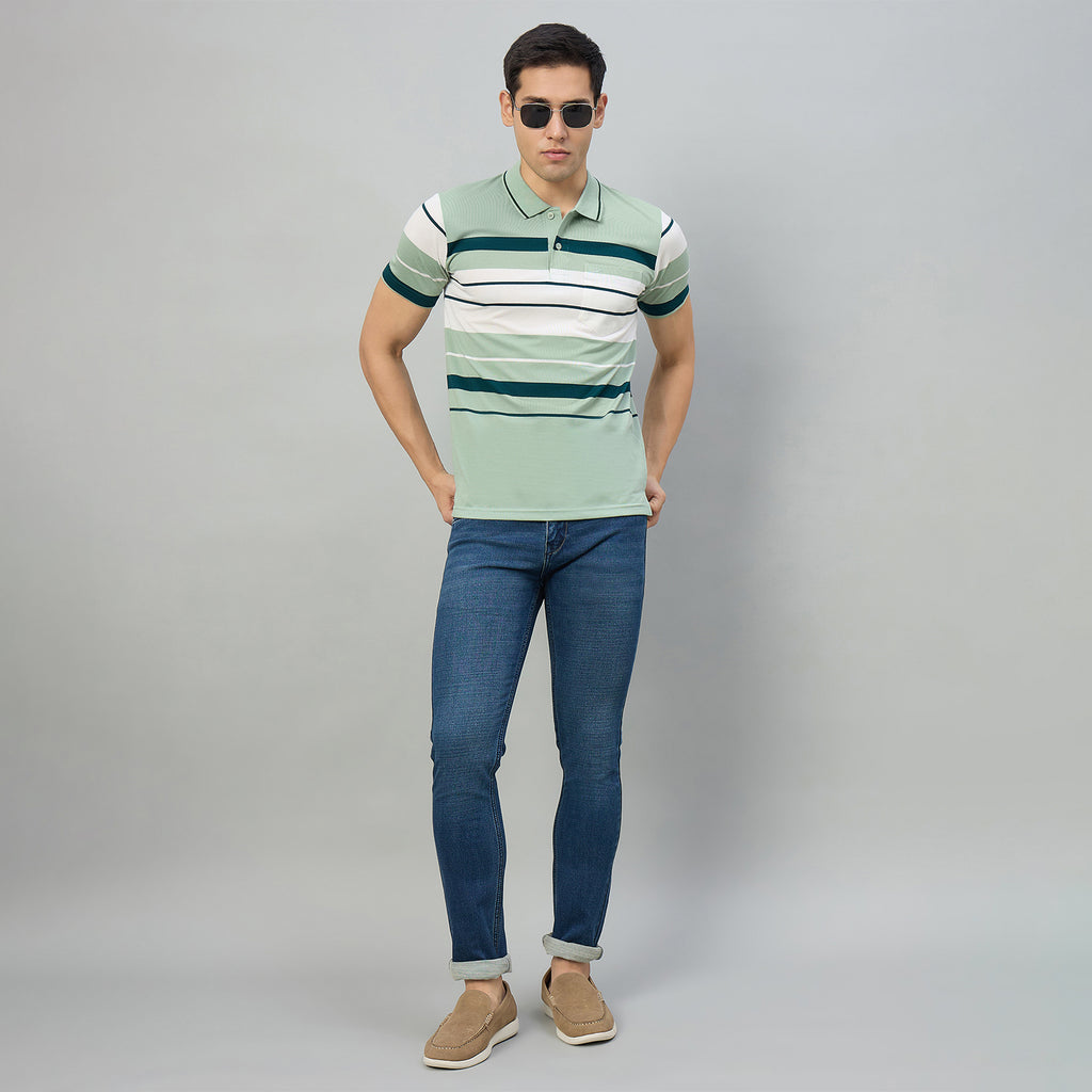 Duke Men Half Sleeve Cotton Regualr Fit Casual T-shirt (MLF1182)