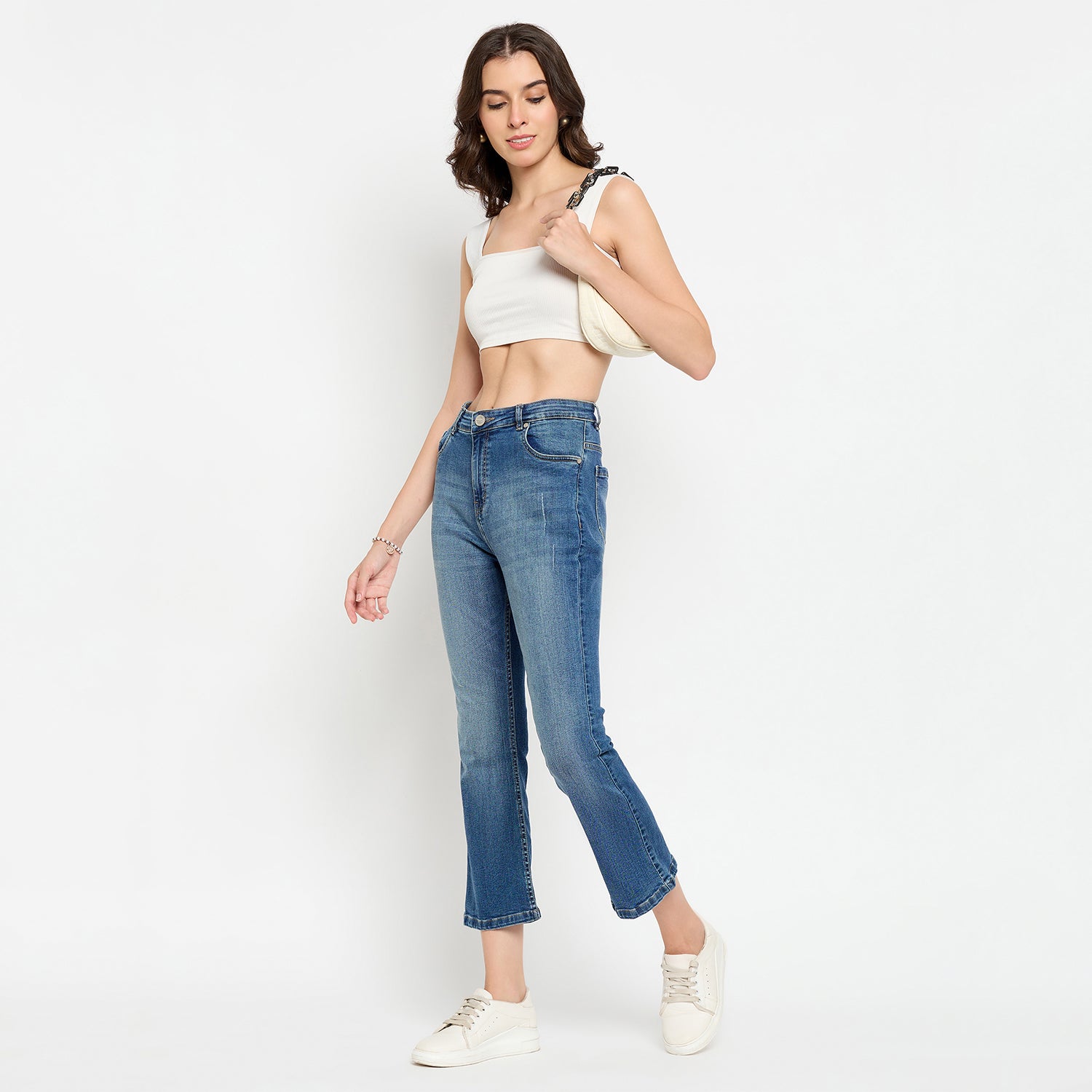 Duke Urban Women Straight Fit Stretchable Jeans (SDD6750)