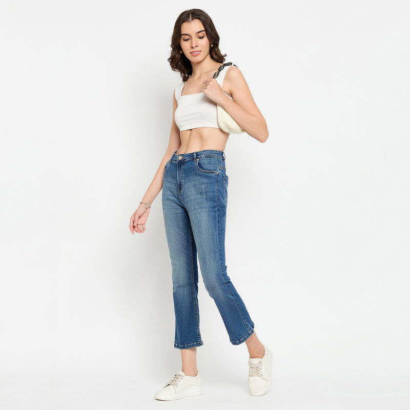 Duke Urban Women Straight Fit Stretchable Jeans (SDD6750)