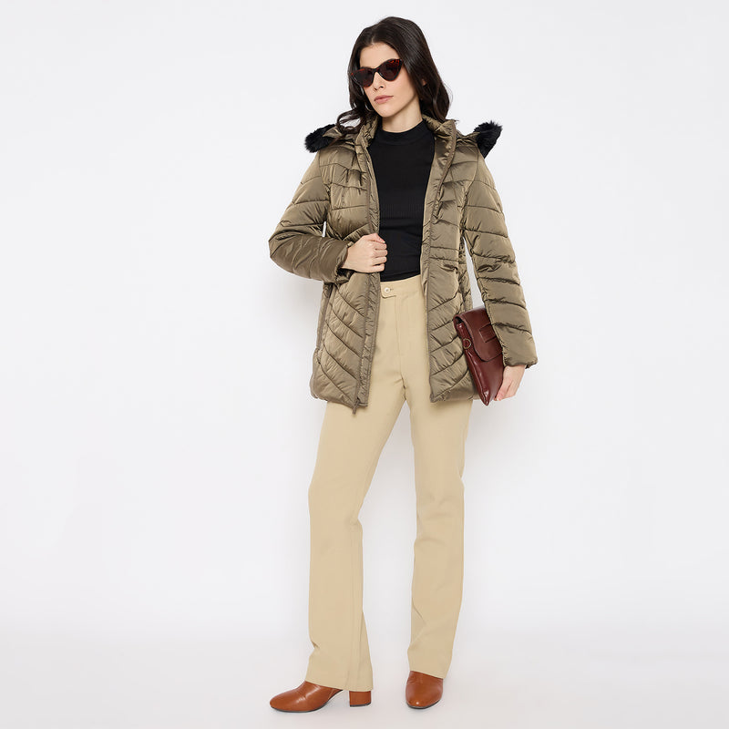 Duke Urban Women Full Sleeve Long Jacket (SDZ4113)