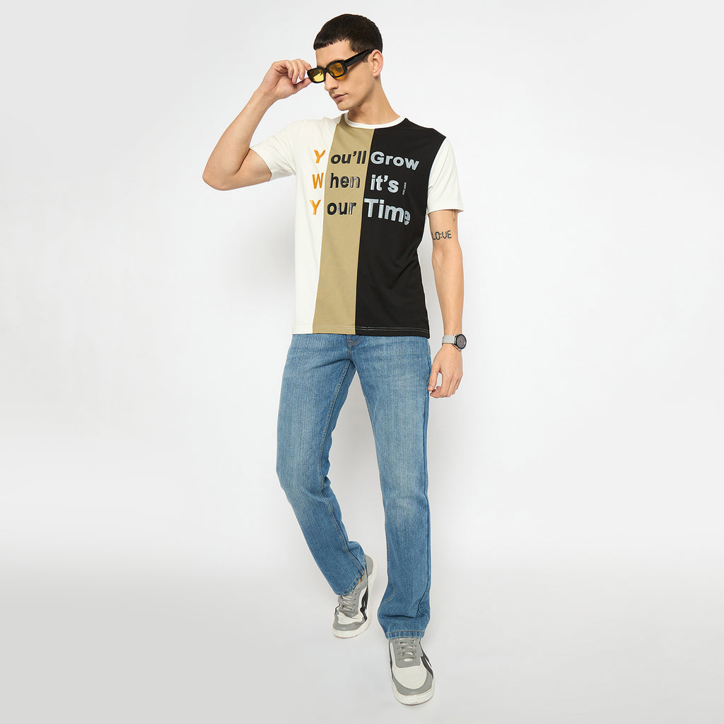 Duke Urban Men Half Sleeve Cotton Tshirt (LF7341)