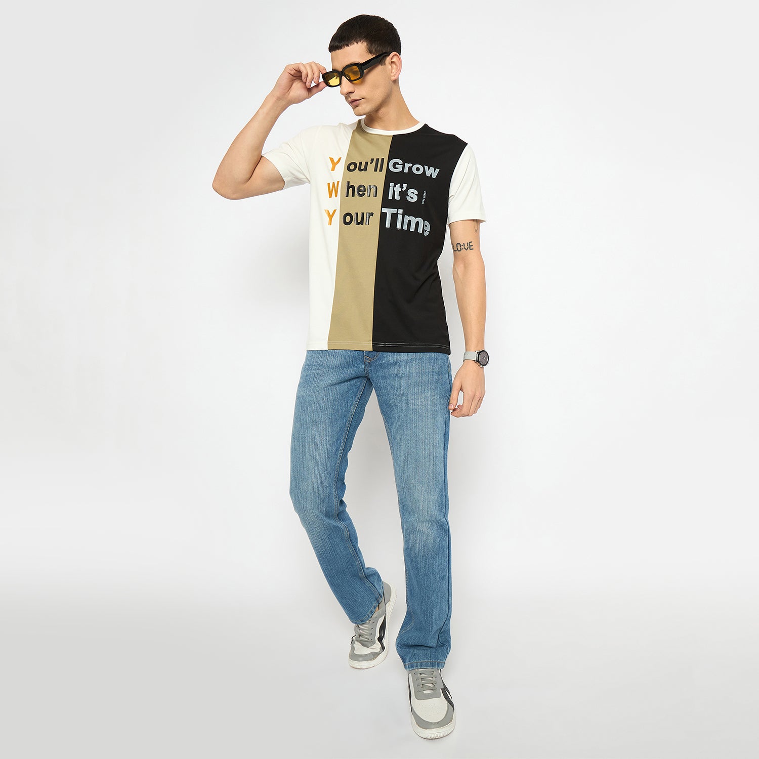 Duke Urban Men Half Sleeve Cotton Tshirt (LF7341)