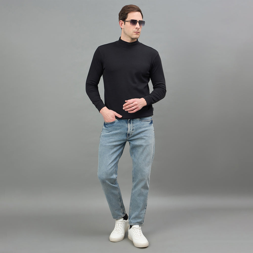 Duke Urban Men Turtle Neck Regular Sweatshirt (LF6435S)