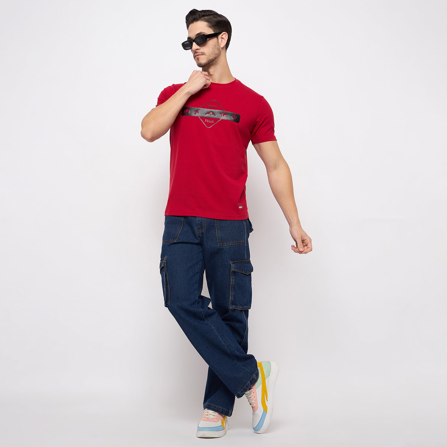 Duke Urban Men Half Sleeve Cotton T-shirt (LF7296)