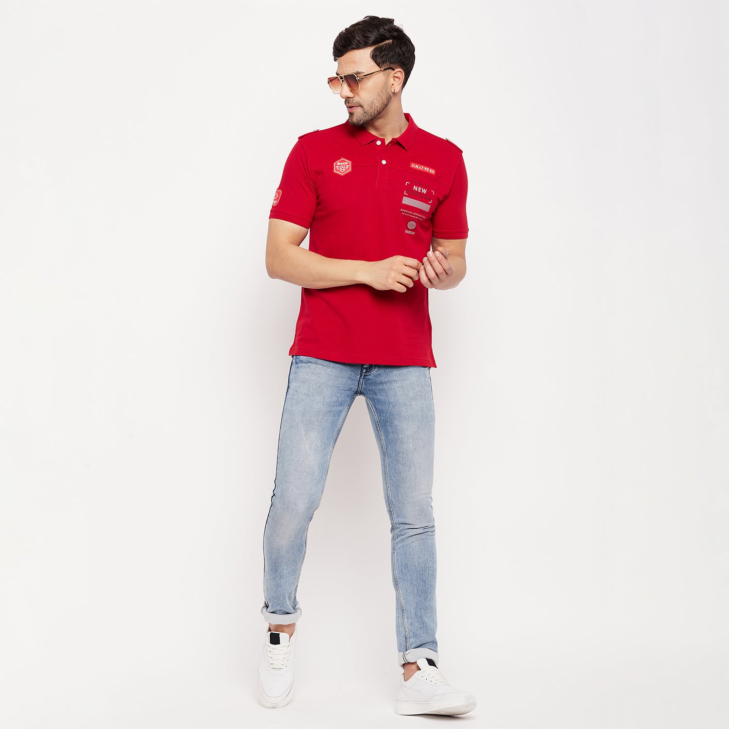 Duke Urban Men Half Sleeve Cotton T-shirt (MLF5787)