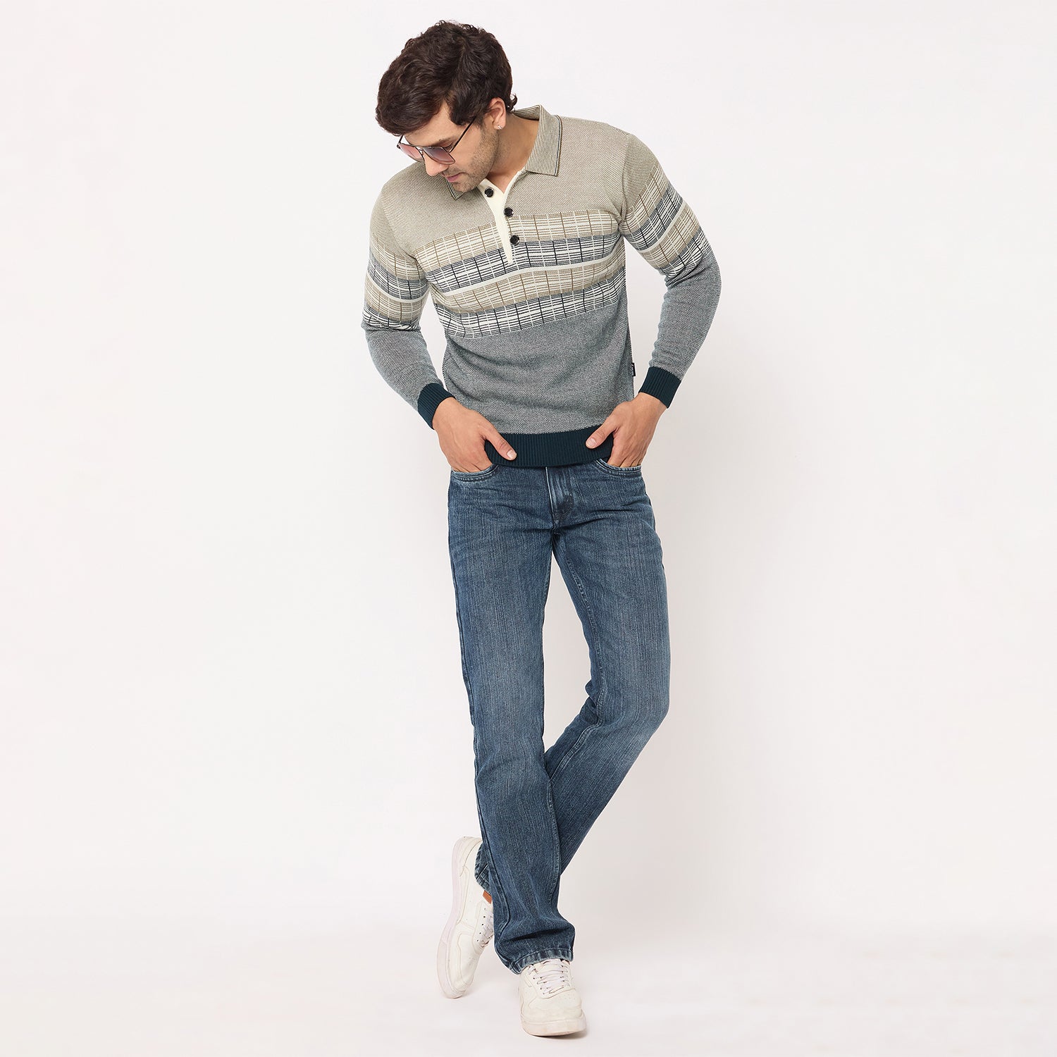Duke Urban Men Collared Neck Sweater (SDS2231)