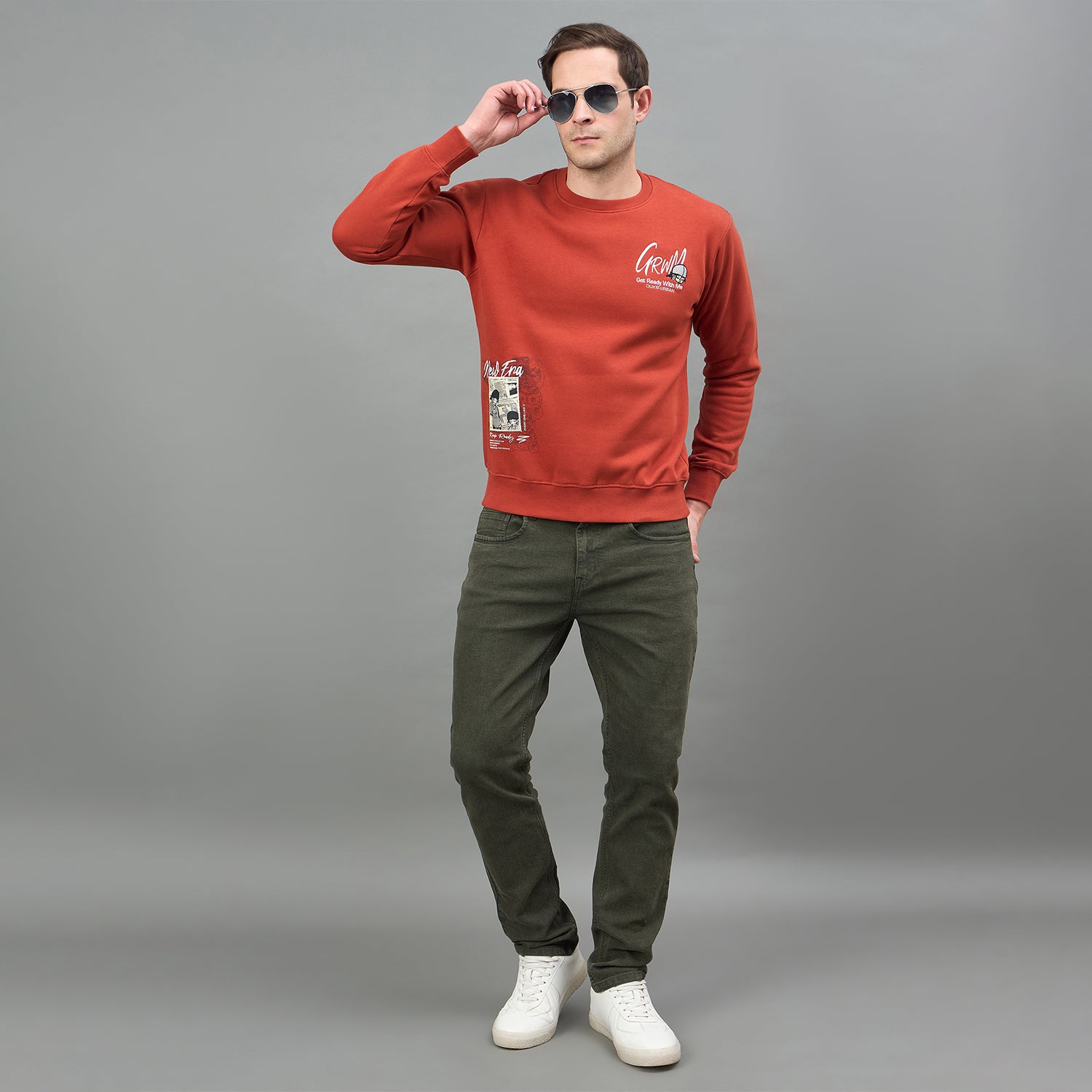 Duke Urban Men Printed Sweatshirt (LF6373)