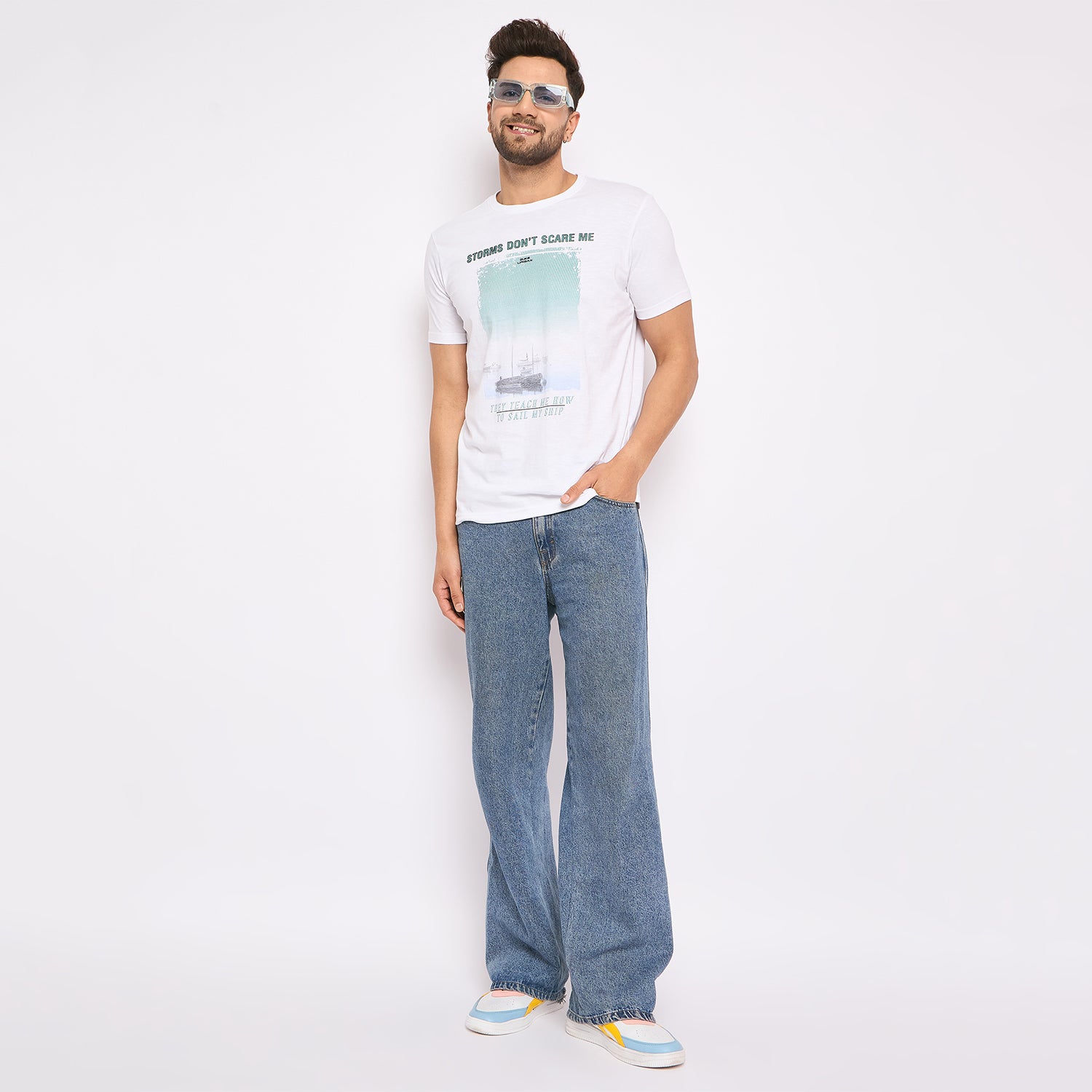 Duke Urban Men Half Sleeve Cotton T-shirt (LF7284)