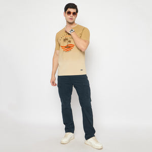 Duke Men Half Sleeve Cotton Tshirt (LF7429)