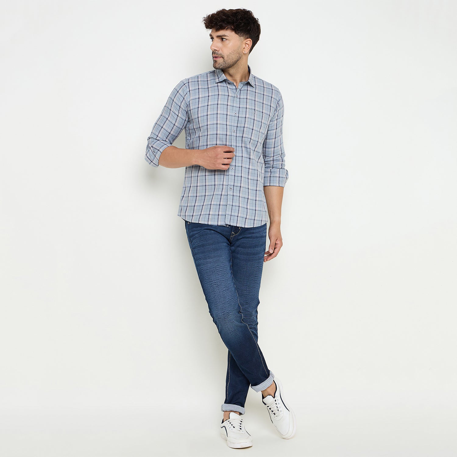 Duke Urban Men Full Sleeve Cotton Shirt (SDO8CKP)