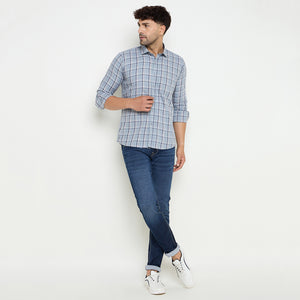 Duke Stardust Men Full Sleeve Cotton Shirt (SDO8CKP)