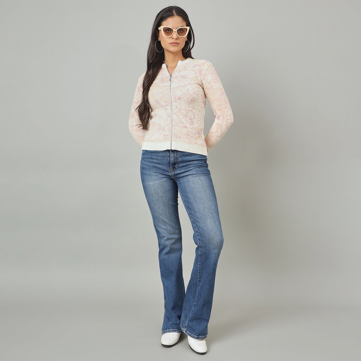 Duke Urban Women Full Zip Sweater (SDS1371)