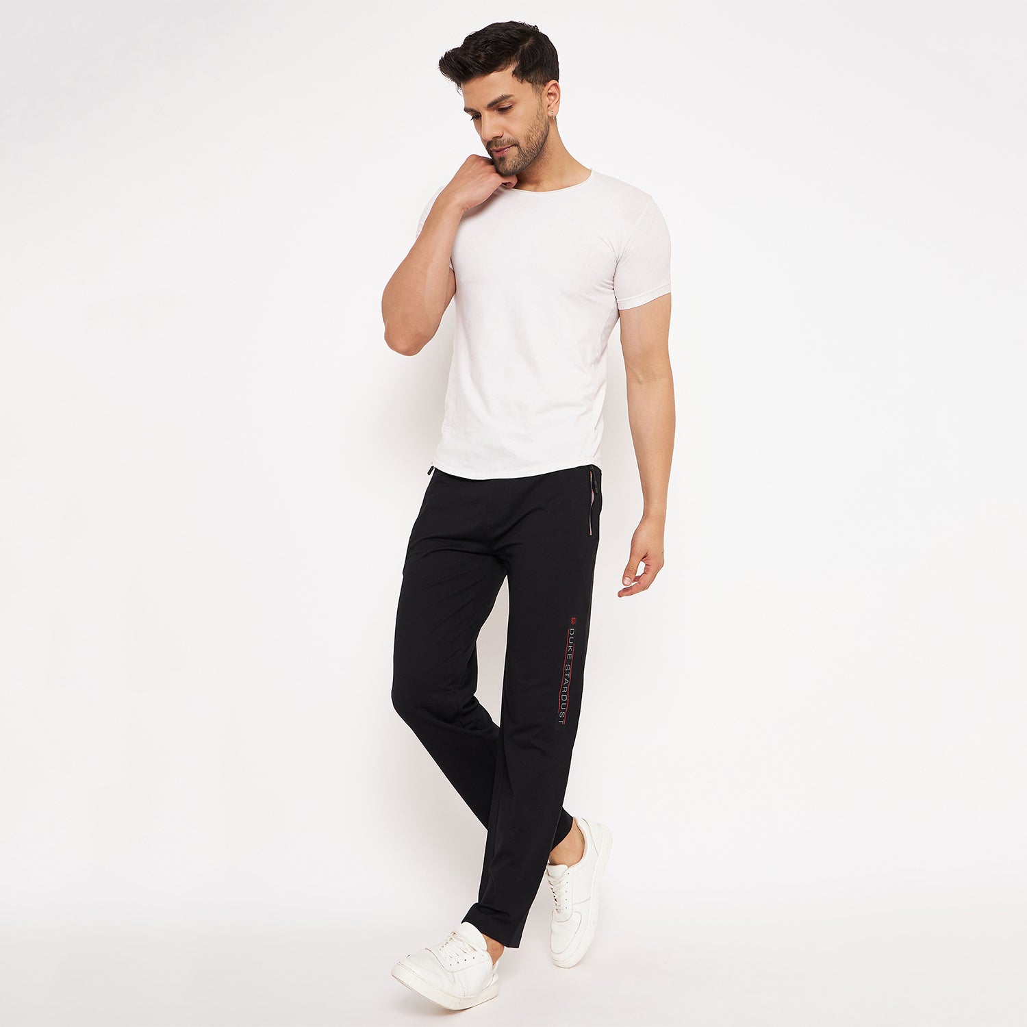 Duke Urban Men Solid Track Pant (LF5692)