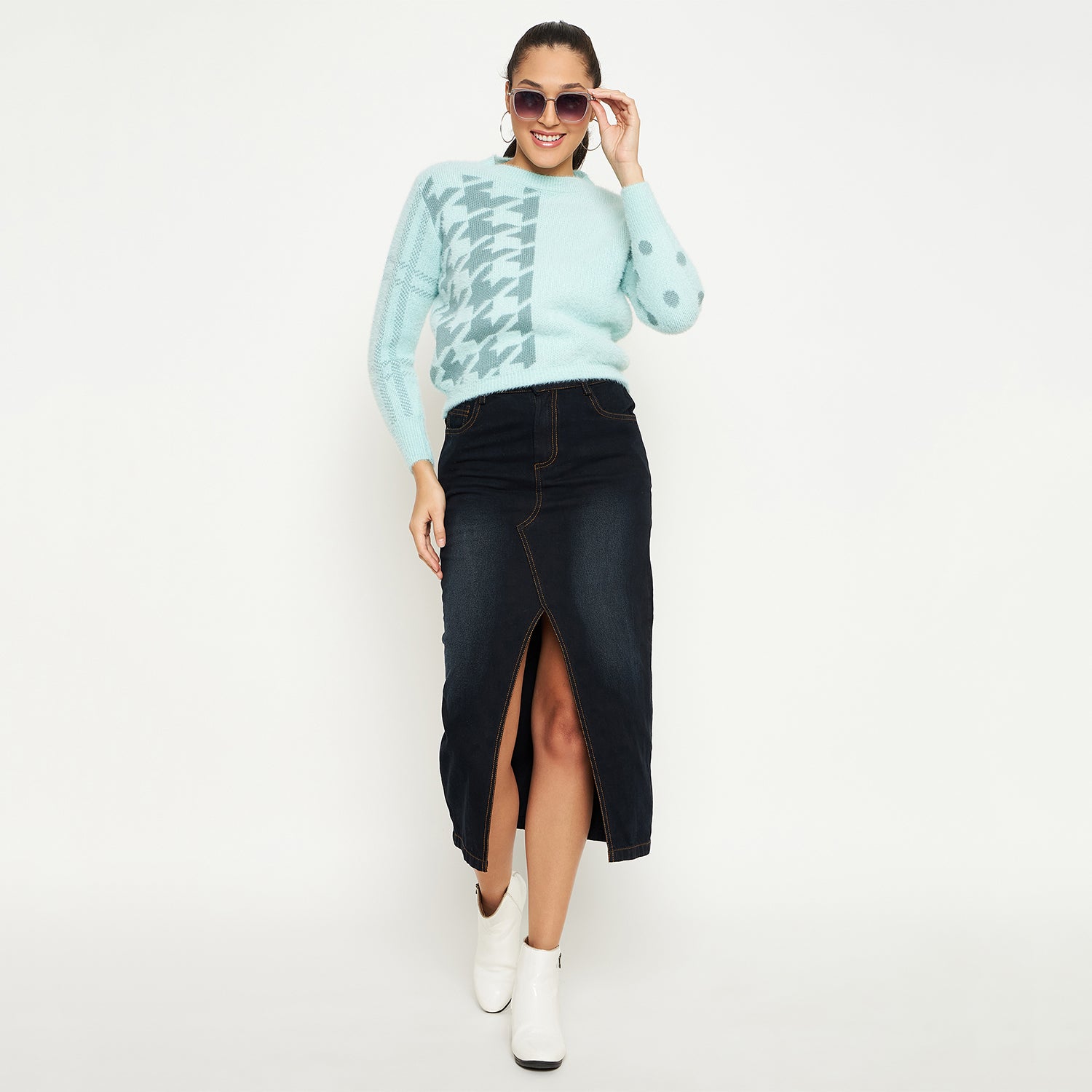 Duke Urban Women Full Sleeve Crop Pullover (SDS1236)