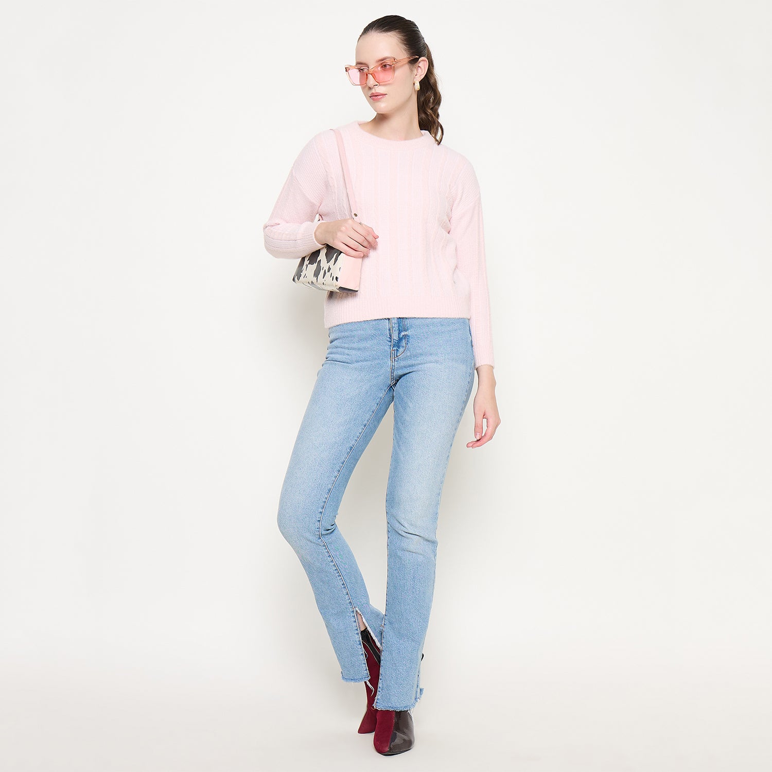 Duke Urban Women Full Sleeve Round Neck Pullover (SDS1391)