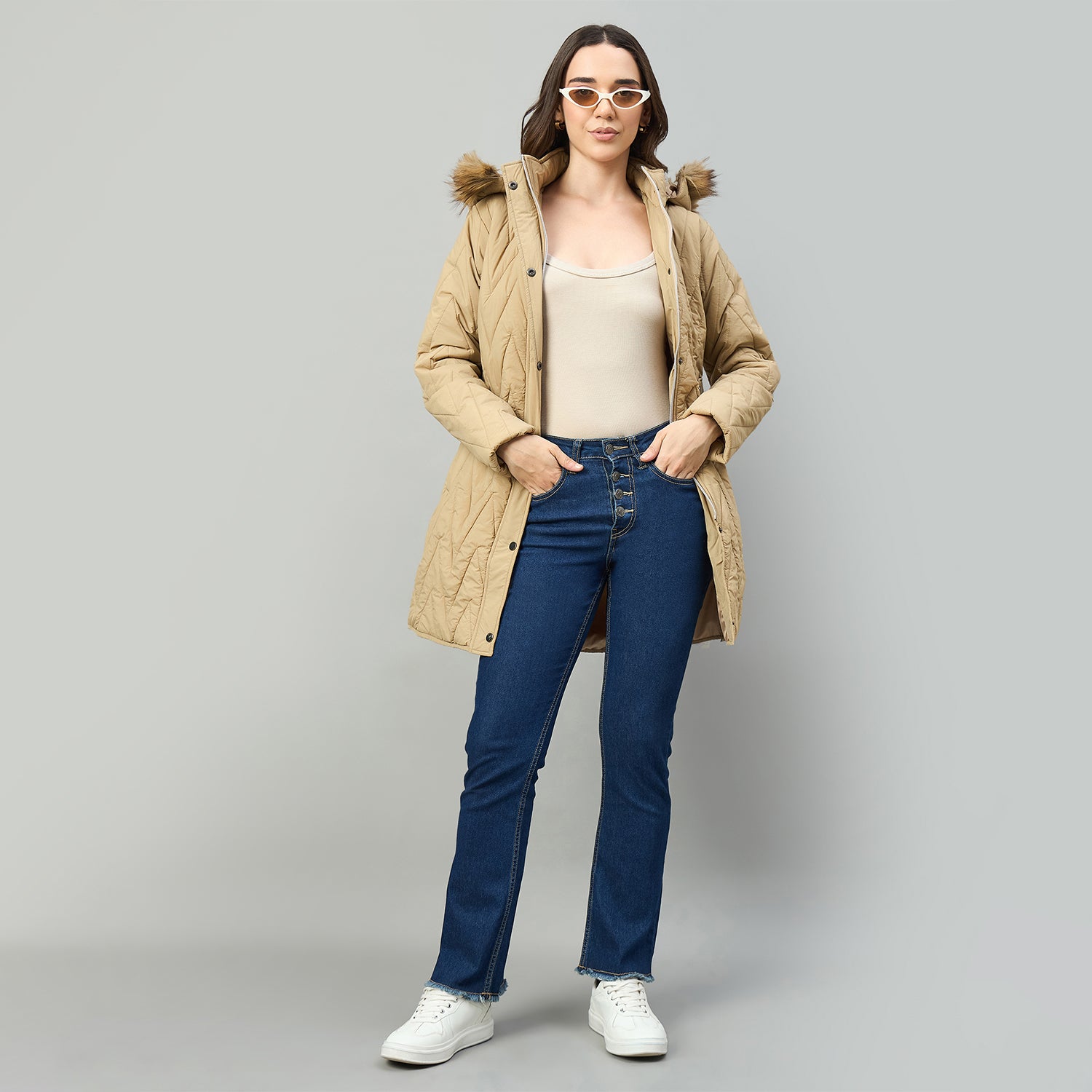 Duke Urban Women Short Style Long Length Jacket (SDZ4208)