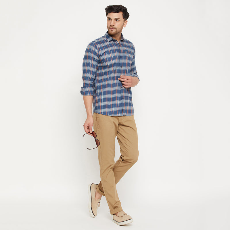 Duke Urban Men Full Sleeve Cotton Shirt (SDO8CKM)