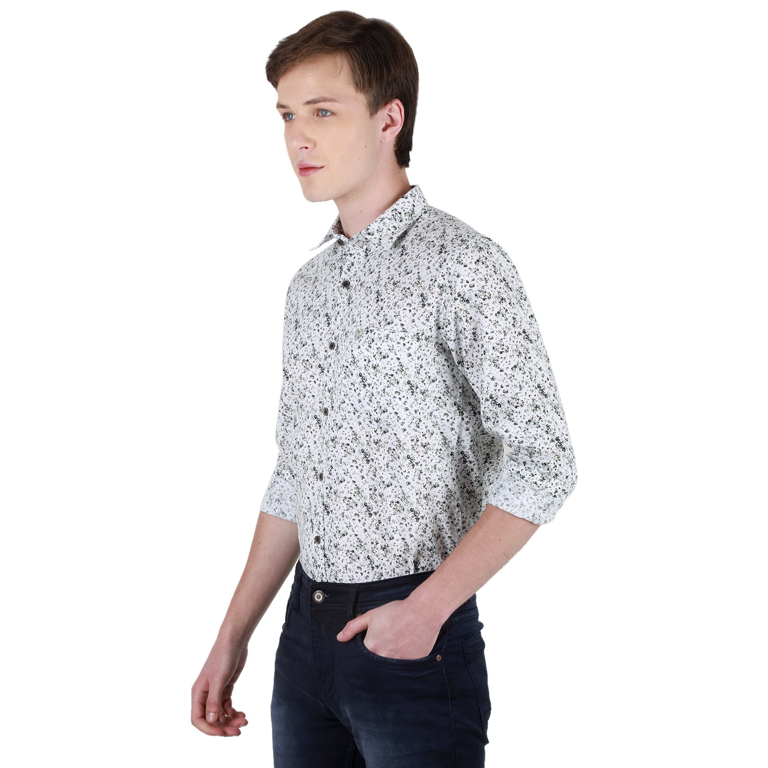 Duke Urban Men Full Sleeve Cotton Shirt (SDO6PRTI)